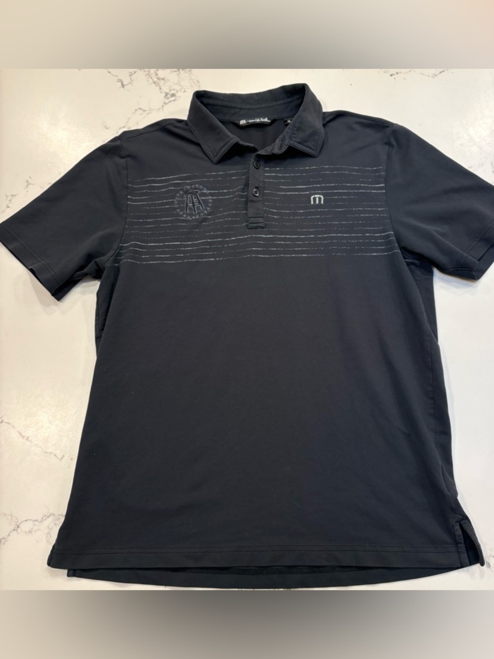 Barstool Sports Travis Matthew Men’s Golf Polo Black READ